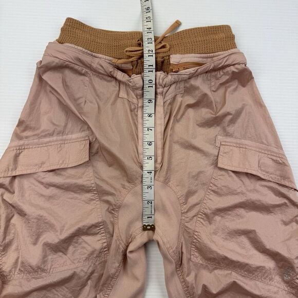 Free People Movement Lovin Life 3-in-1 Jogger Pants Pink XS High Waist Zip - Picture 9 of 12